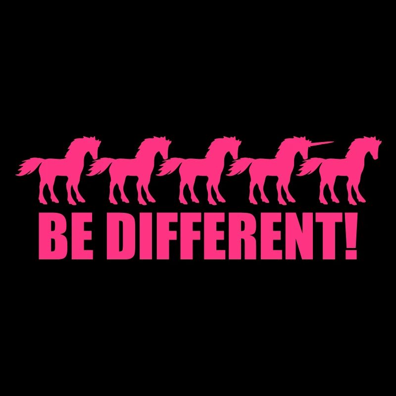 série soit différente licorne conception de modèle