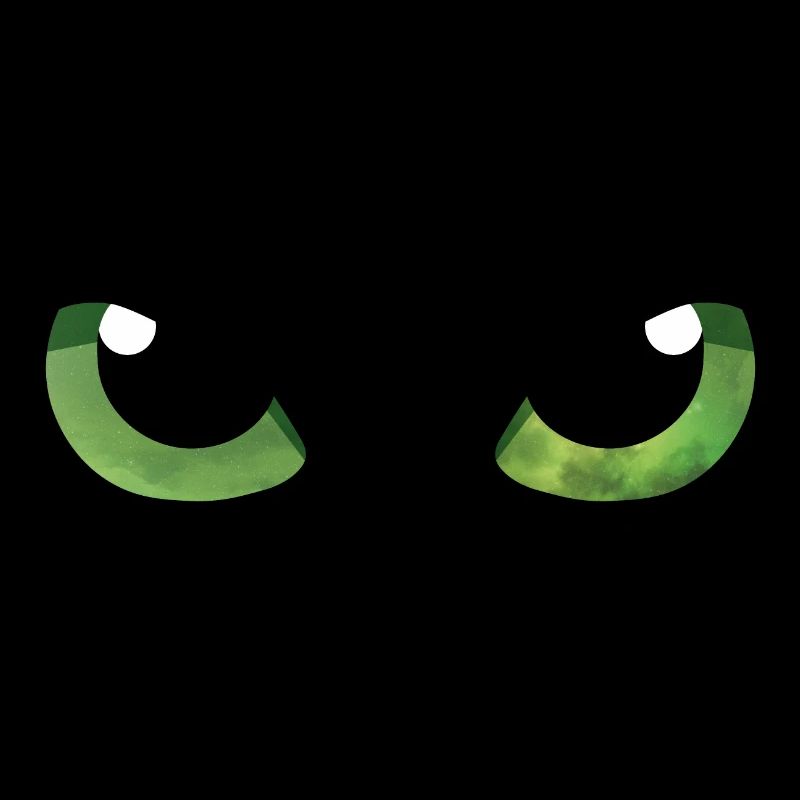 Yeux de chat Vert