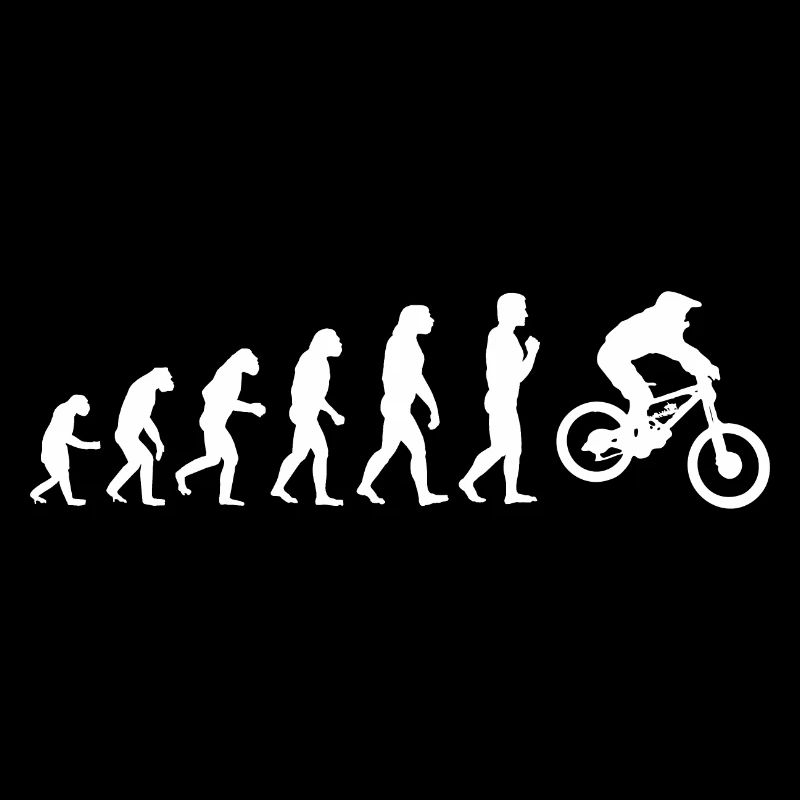 Downhill Fahrrad Evolution