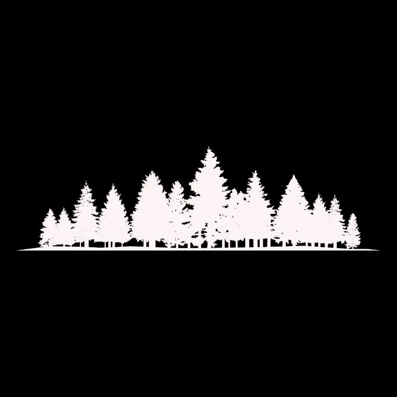 Wald Silhouette Bäume