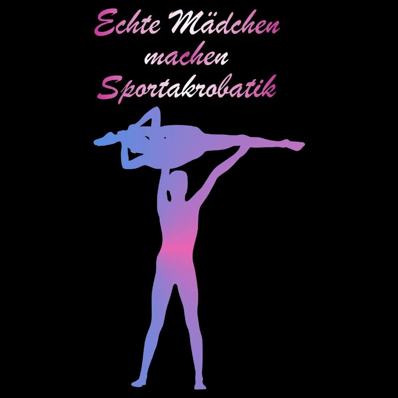 Echte Mädchen Sportakrobatik