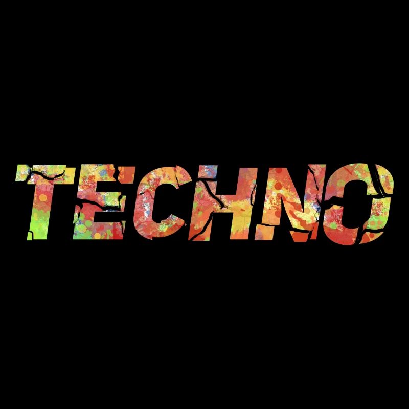 Techno colourful