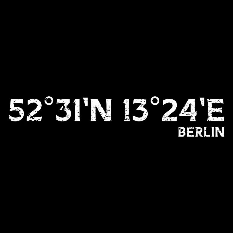 Berlin Coordonnées Souvenir