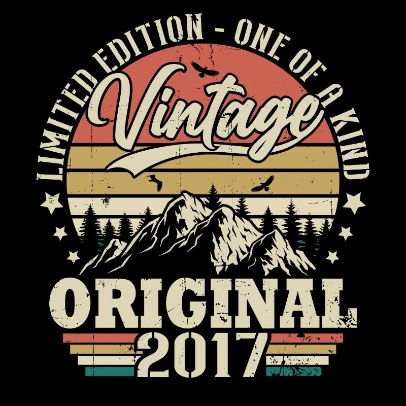 Original Vintage Geburtstag Geschenkidee 2017