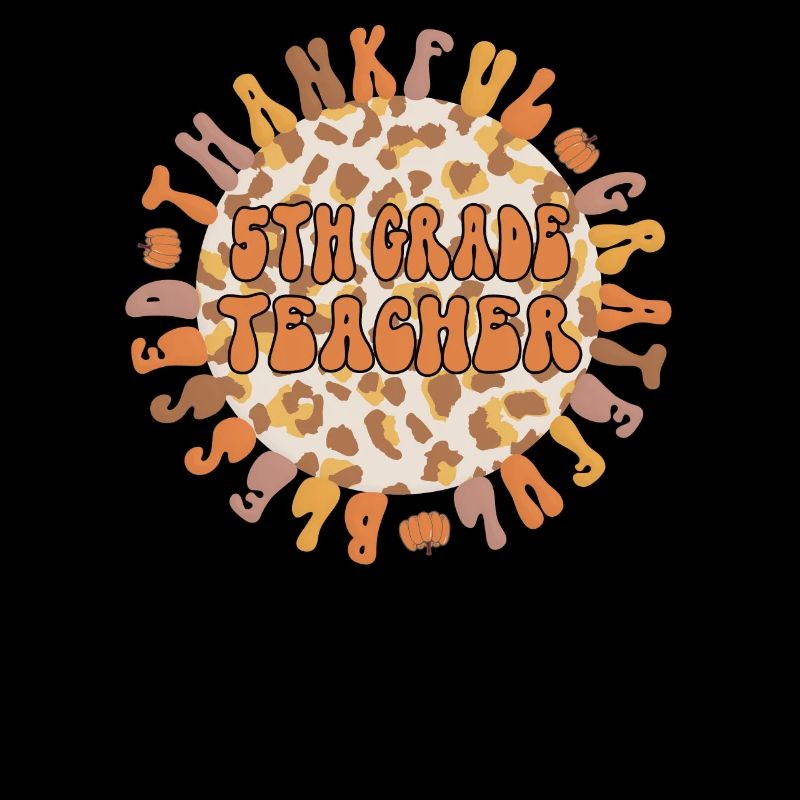 Enseignant de 5e année Thanksgiving Équipe de cinquième année