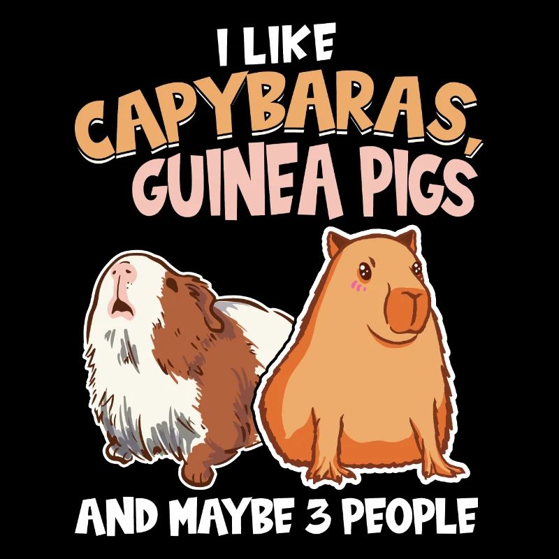 I like capybaras and guinea pigs
