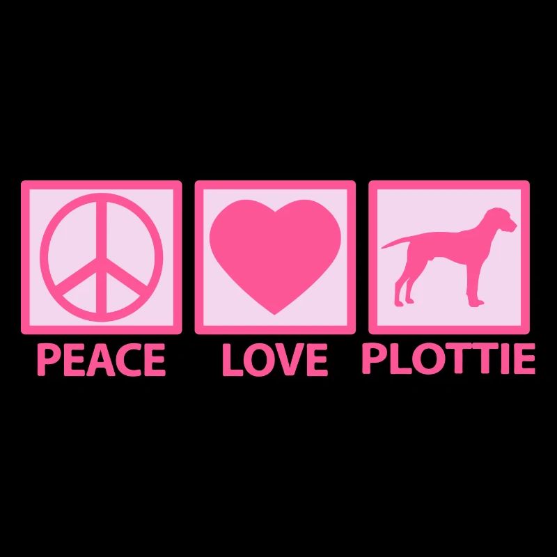 Plott Hound Plotthound Mom Mama Pink Peace Love