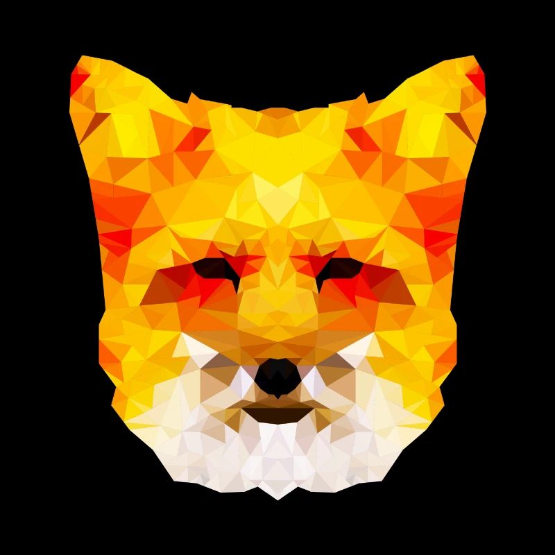 Belle conception de polygone de renard