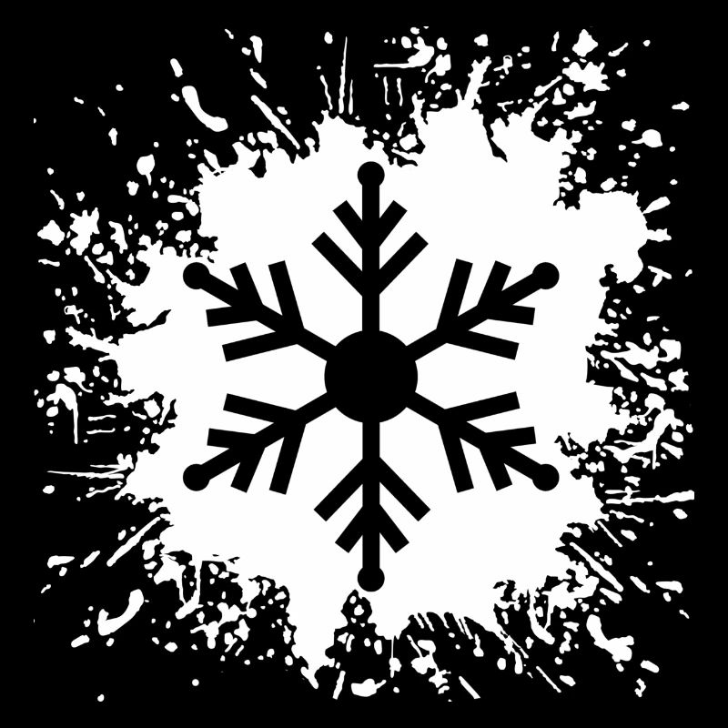 Cristal de glace de flocon de neige flocon de neige splash3