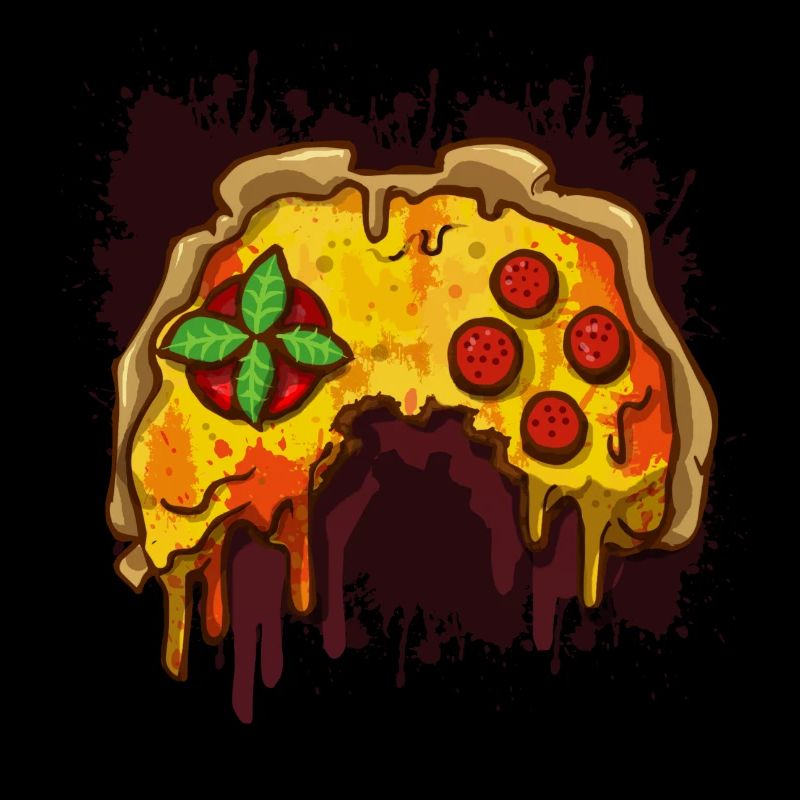 Pizza Gaming Controller Gamer