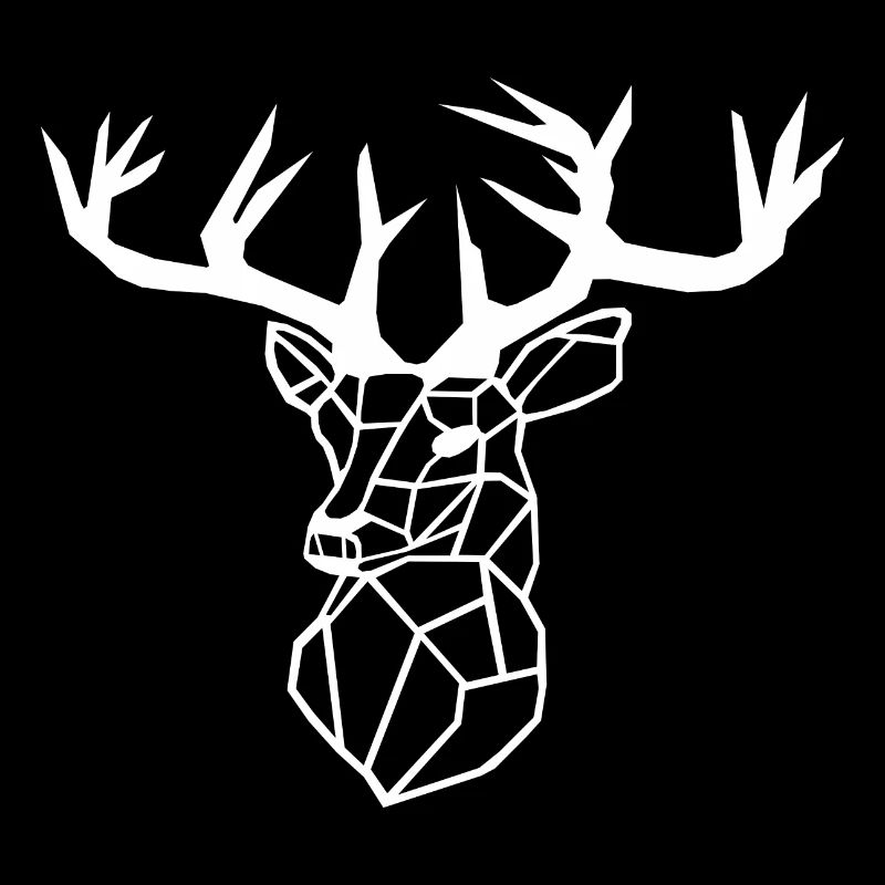 Minimalistic - Deer / stag