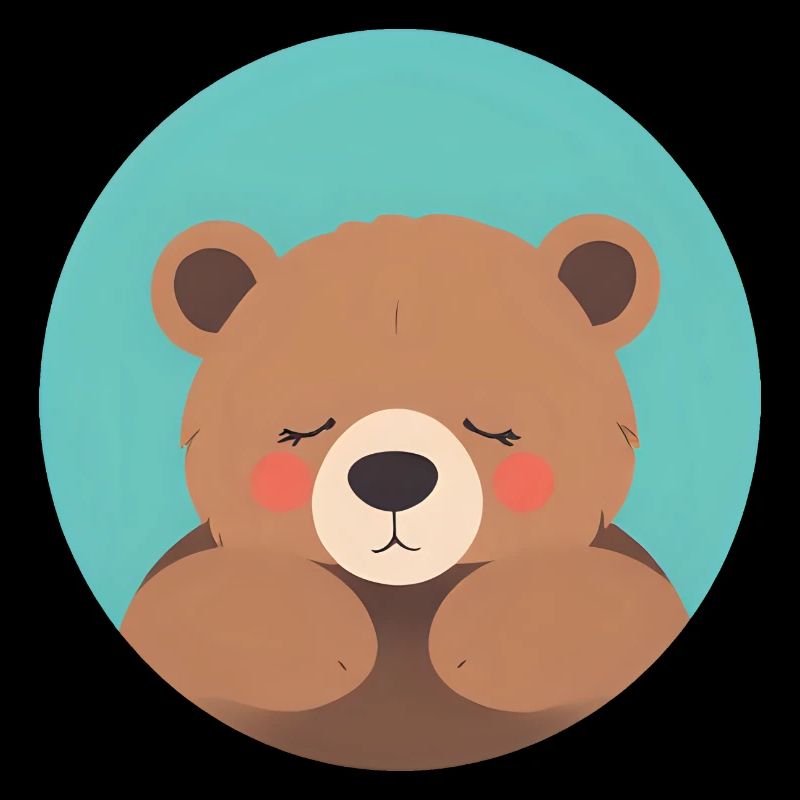 Cuddle-Ready Teddy Bear with Pink Cheeks