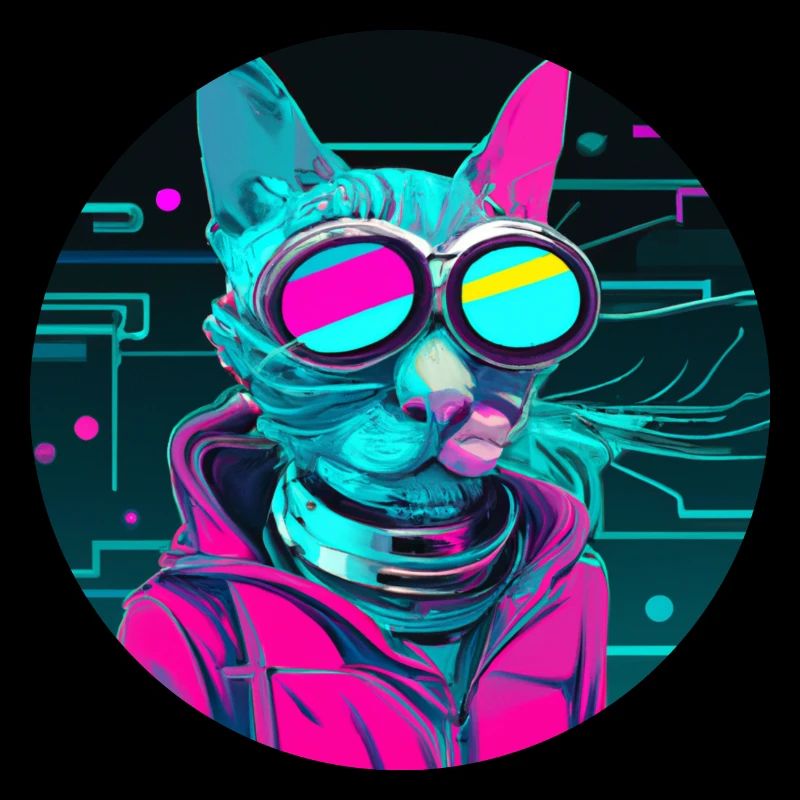 Chat élégant