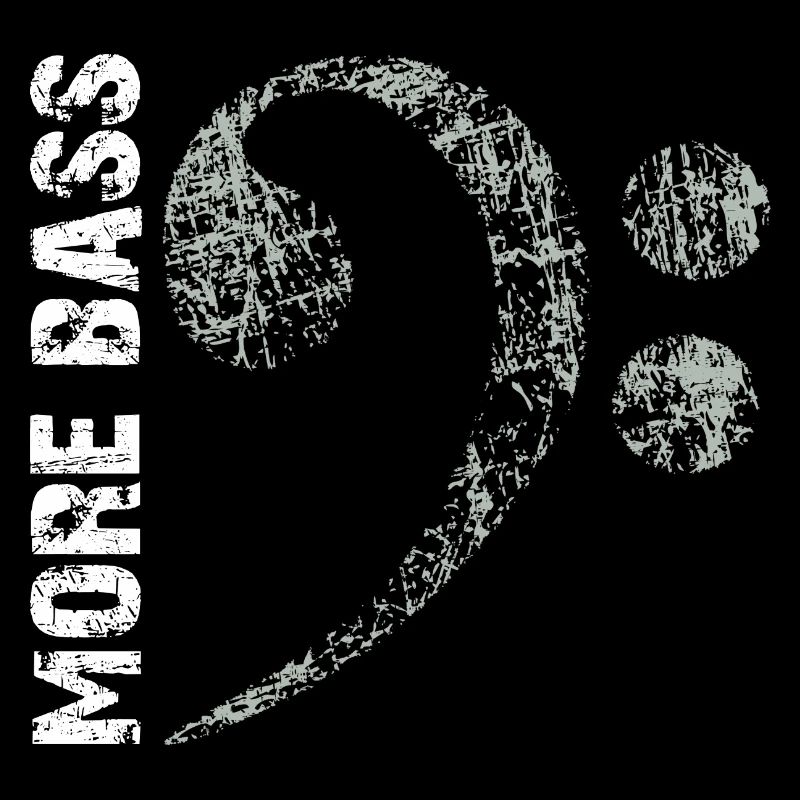 Plus de basses s’il vous plaît, grosse clé de fa