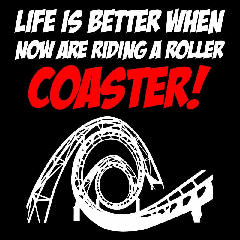 Riding Roller Coaster