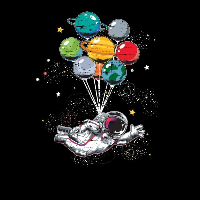 Planet Balloons Astronaut Gift Space
