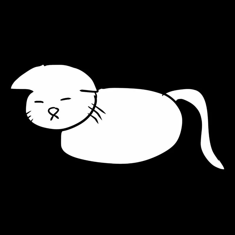 triste chat symbole animal malheureux