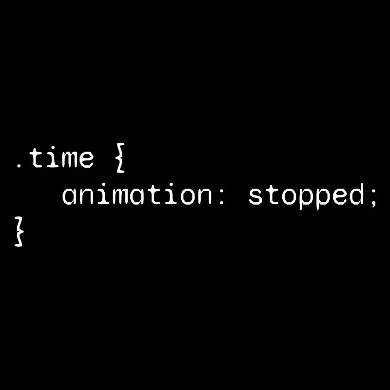 Time web developer funny humor