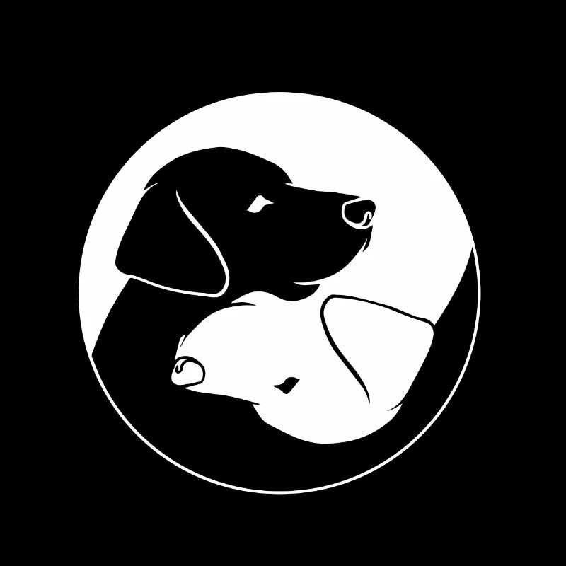 Yin Yang Labrador - Labbi - Geschenkidee