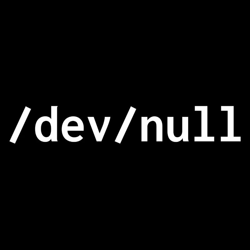 Dev null Webentwickler Humor lustig