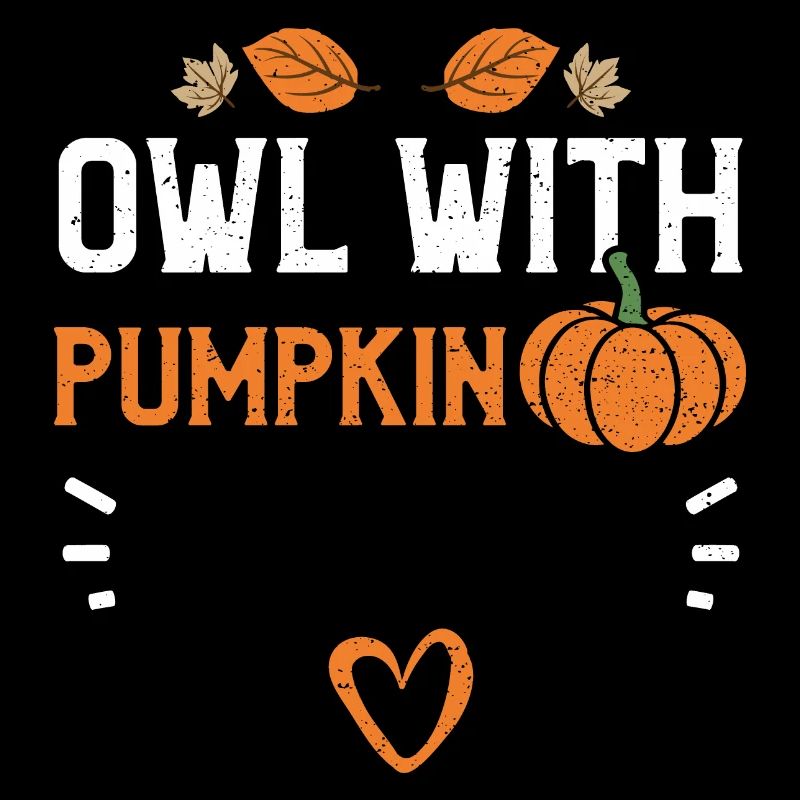 Owl With Pumpkin - Pumpkin