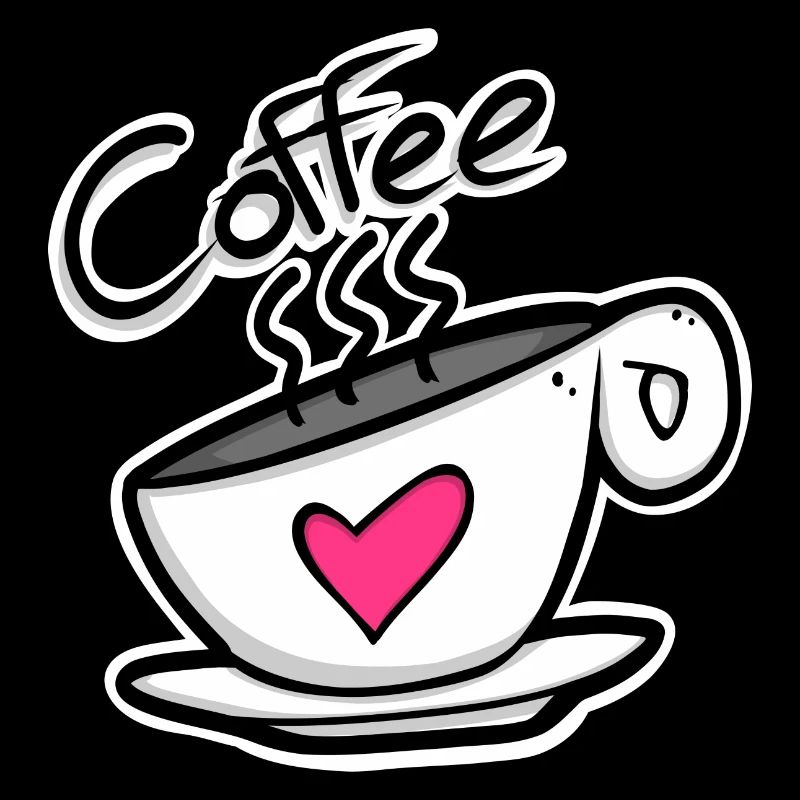 Coffee heart – caffeine served with love!