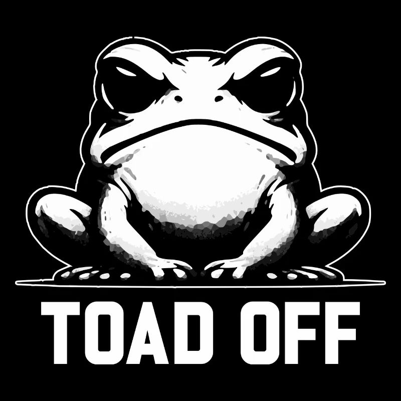 Vintage Frog Toad Meme Grumpy Frog Don't Toad Me