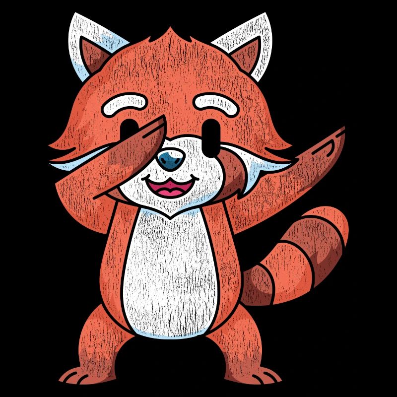Dabbing Red Panda