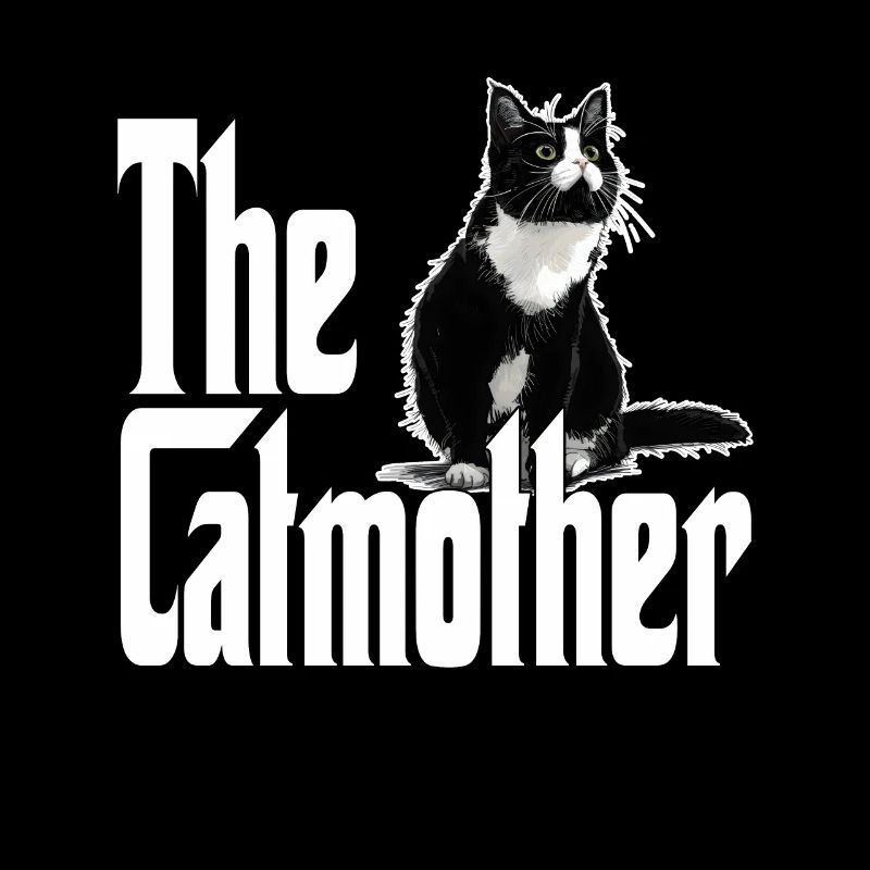 Katze Mutter La Catmother Chat Crazy Maman Maman