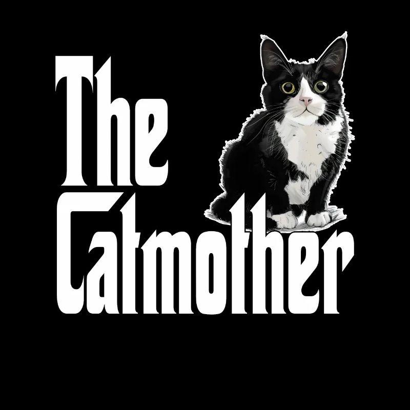 Katze Mutter La Catmother Chat Crazy Maman Maman