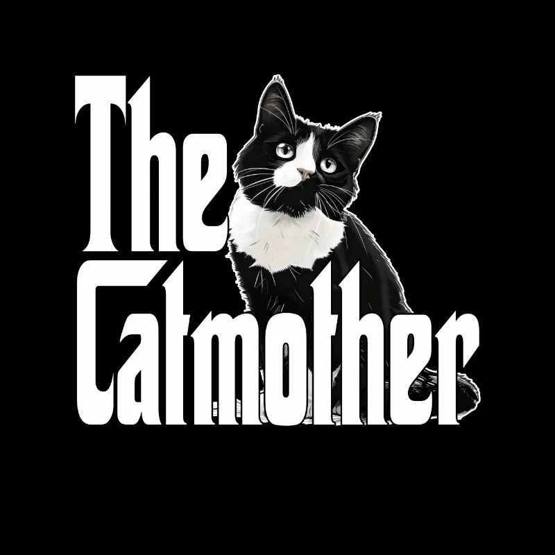 Katze Mutter La Catmother Chat Crazy Maman Maman