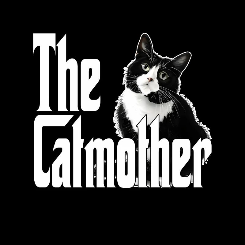 Katze Mutter La Catmother Chat Crazy Maman Maman