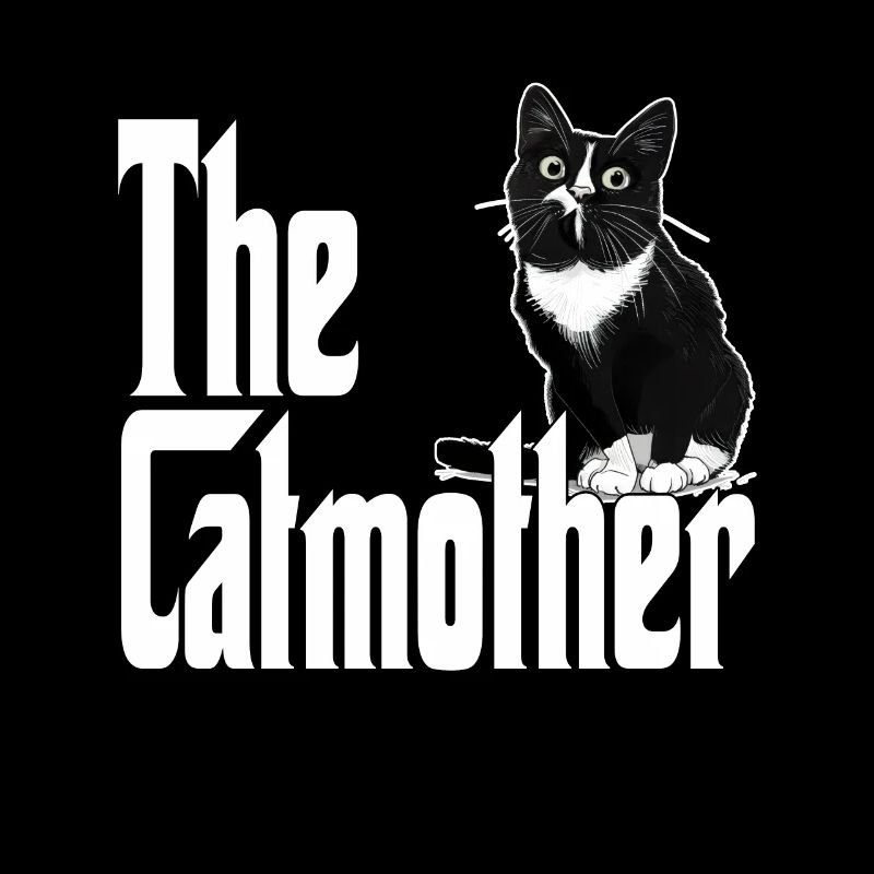 Katze Mutter La Catmother Chat Crazy Maman Maman