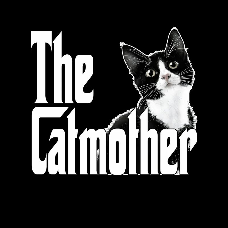 Katze Mutter La Catmother Chat Crazy Maman Maman