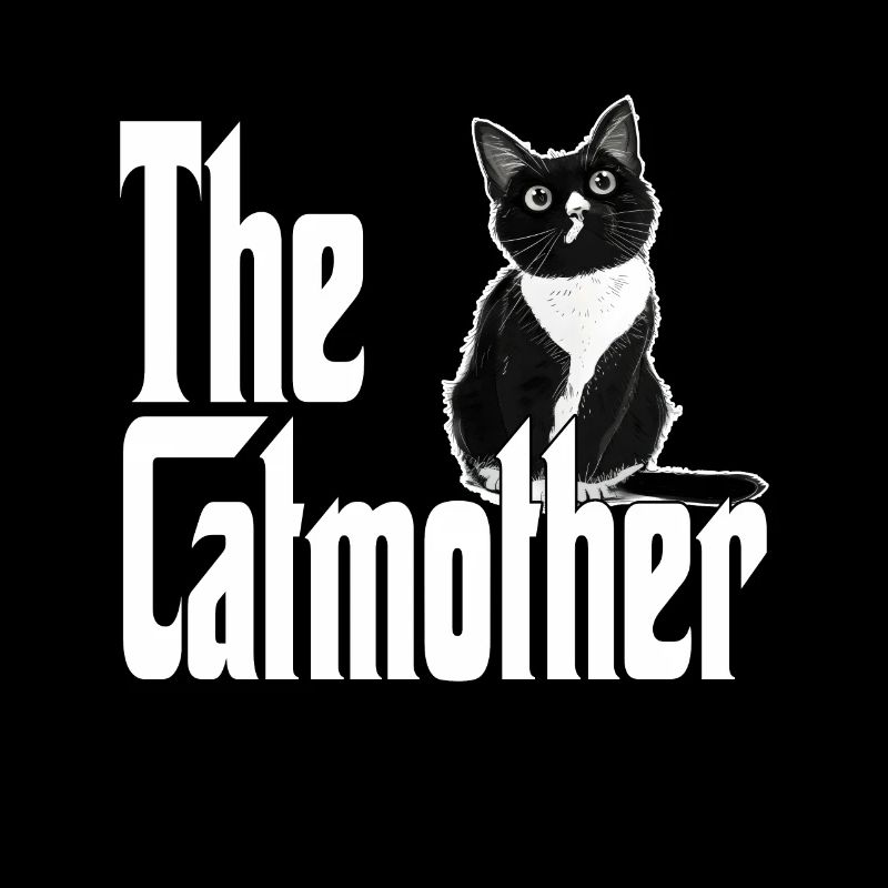 Katze Mutter La Catmother Chat Crazy Maman Maman