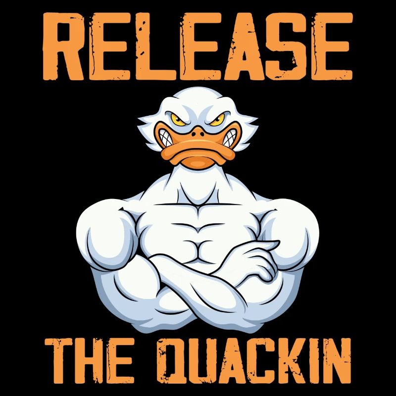 Release The Quackin Gym Gewichtheben Bodybuilder