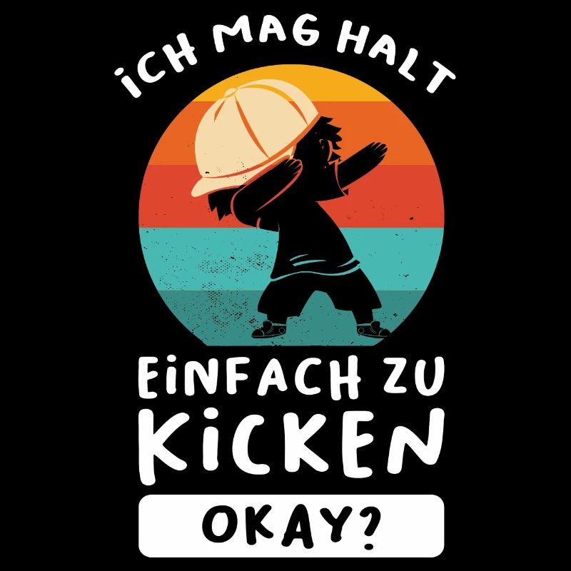 Fußball Dabbing Kicken Geschenk