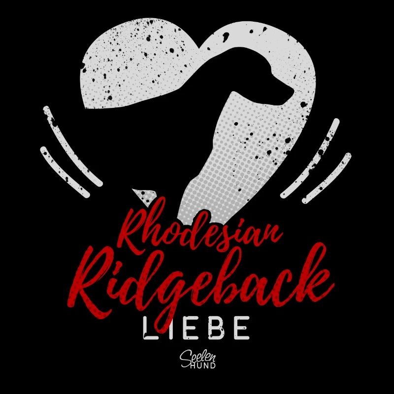 Rhodesian Ridgeback Liebe mit Herz