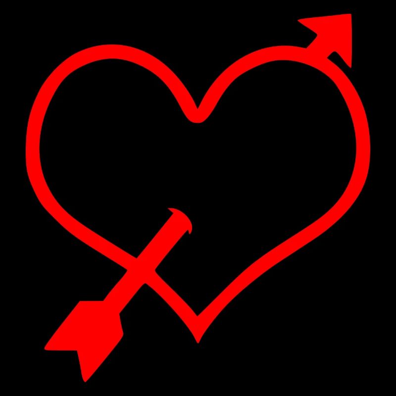 coeur flèche