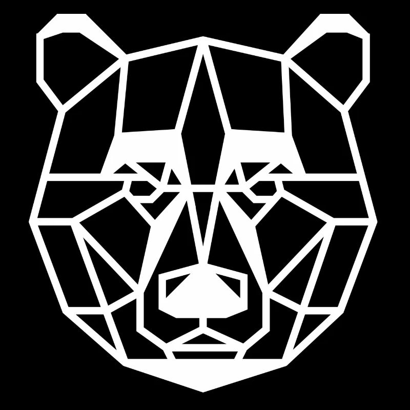 Ours composé de formes géométriques