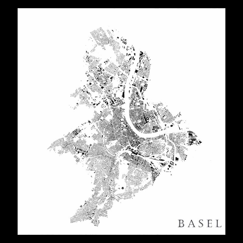 Schwarzplan Basel