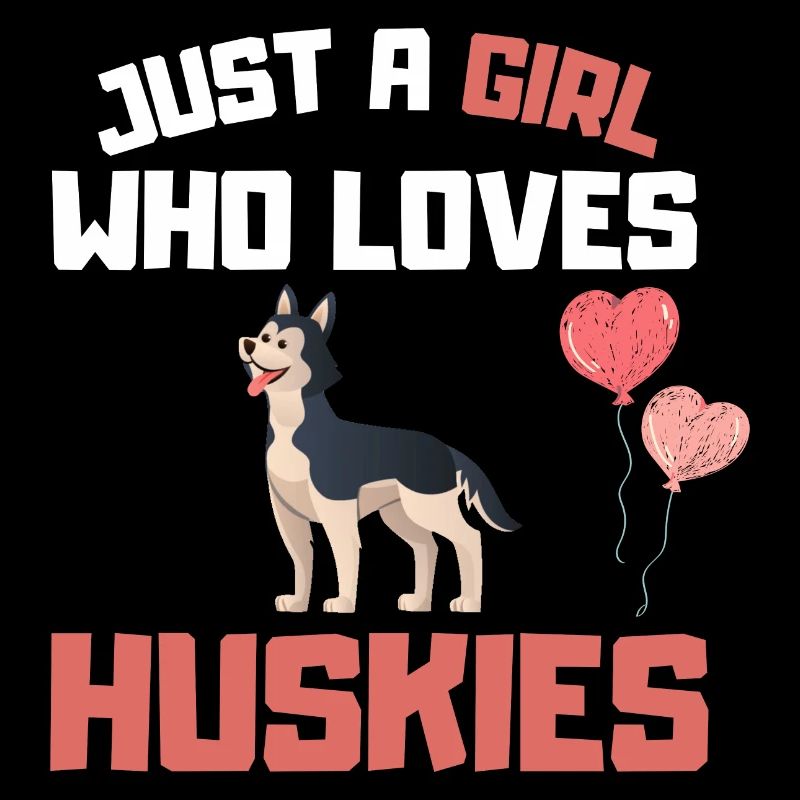 Sibirischer Schlittenhund Mädchen Geschenk Husky