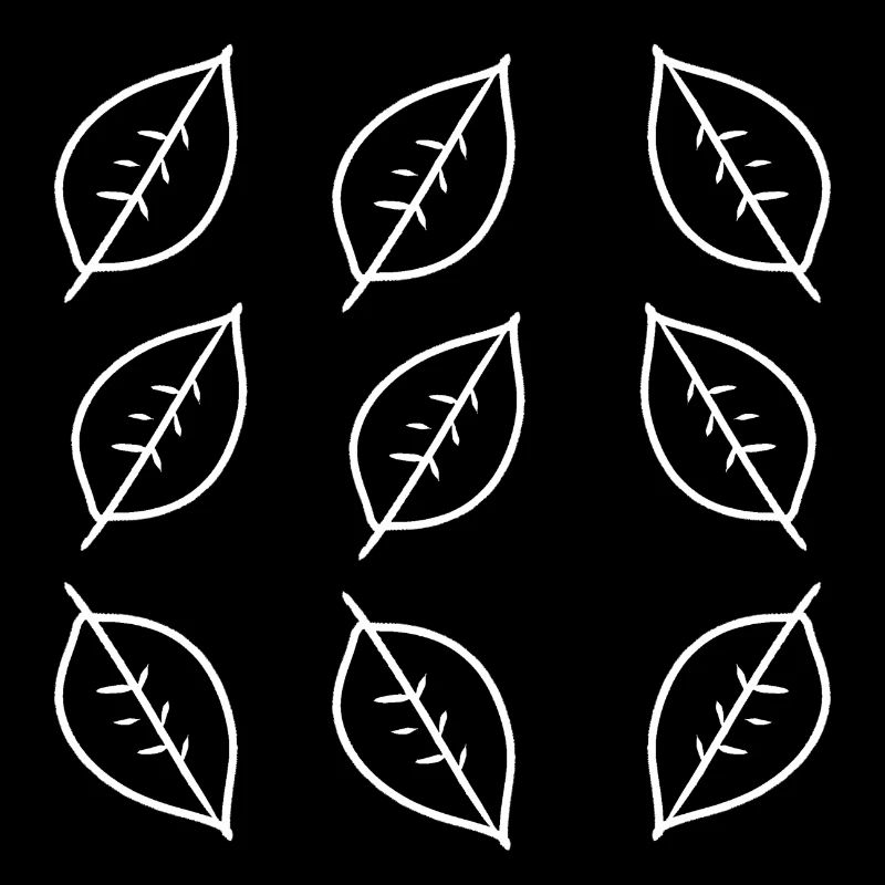 Pattern Leaf Leaves Frame Shape Nature