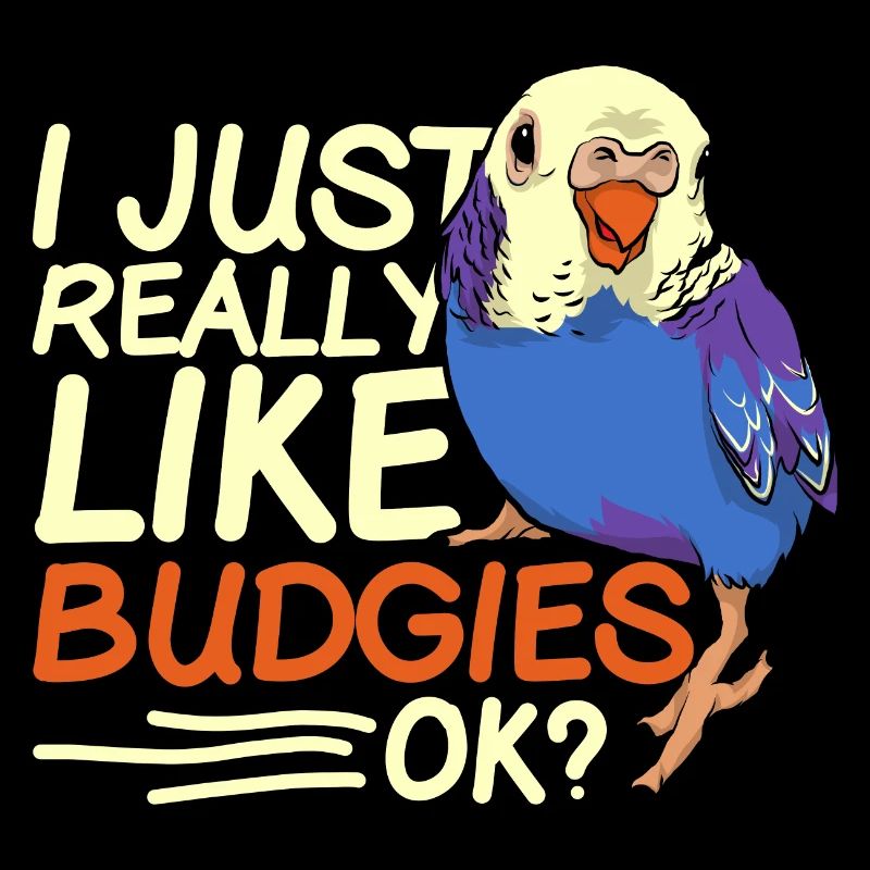 Bird Lover Gift Funny Budgie