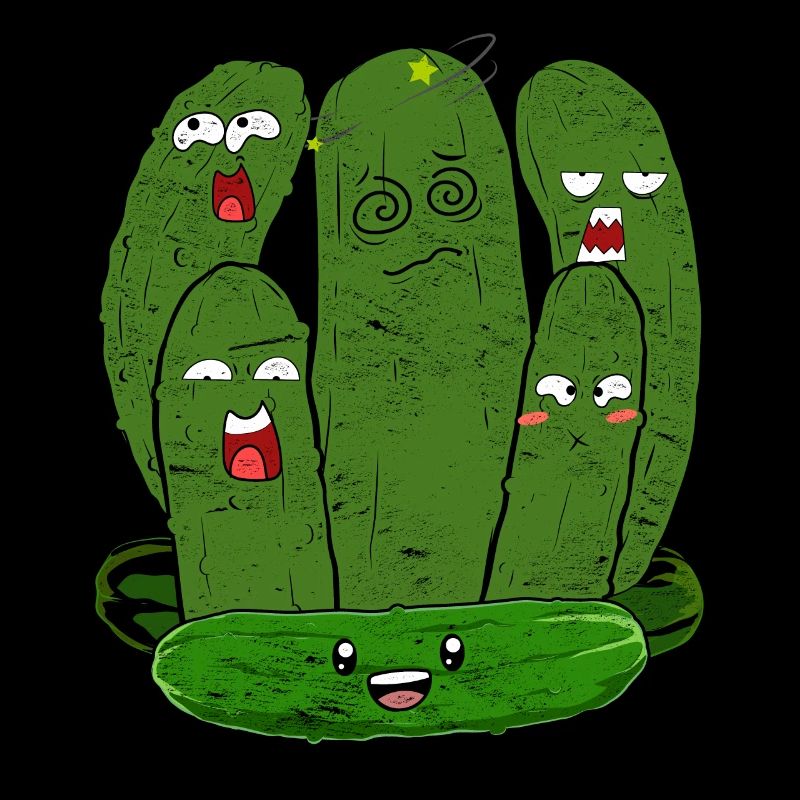 Cornichon aux légumes Cornichon Drôle de cadeau Concombre