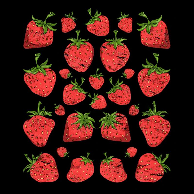 Erdbeeren Rote Beeren Obst Geschenk Erdbeere