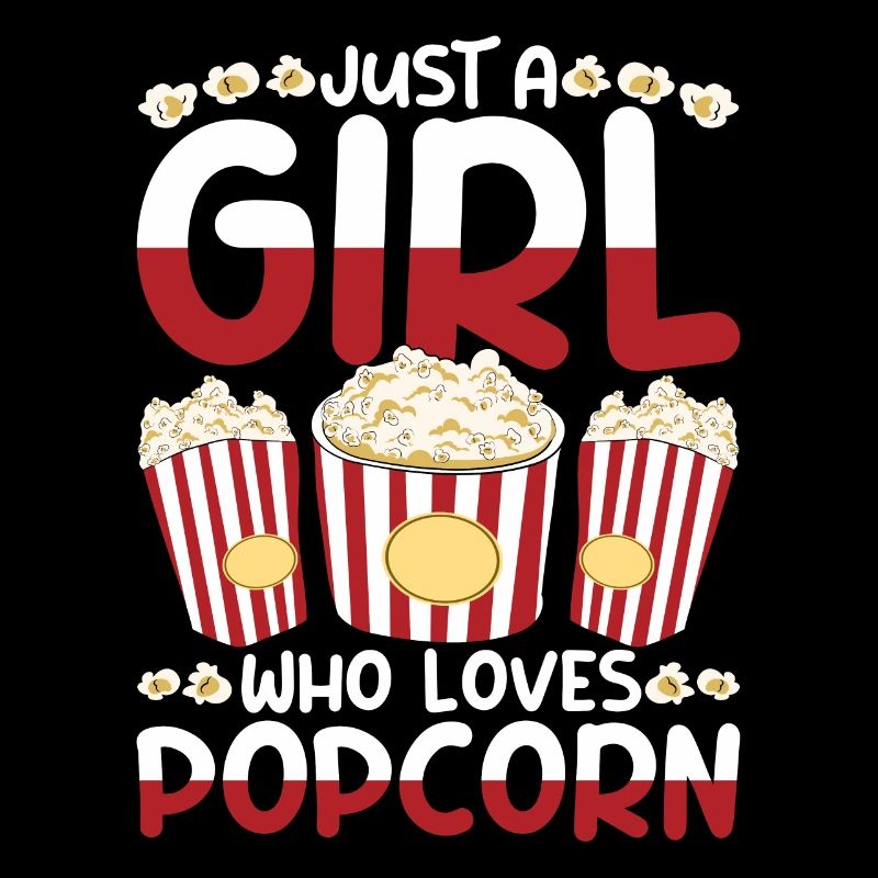 Kino Snack Mädchen Geschenk Kinofilm Popcorn