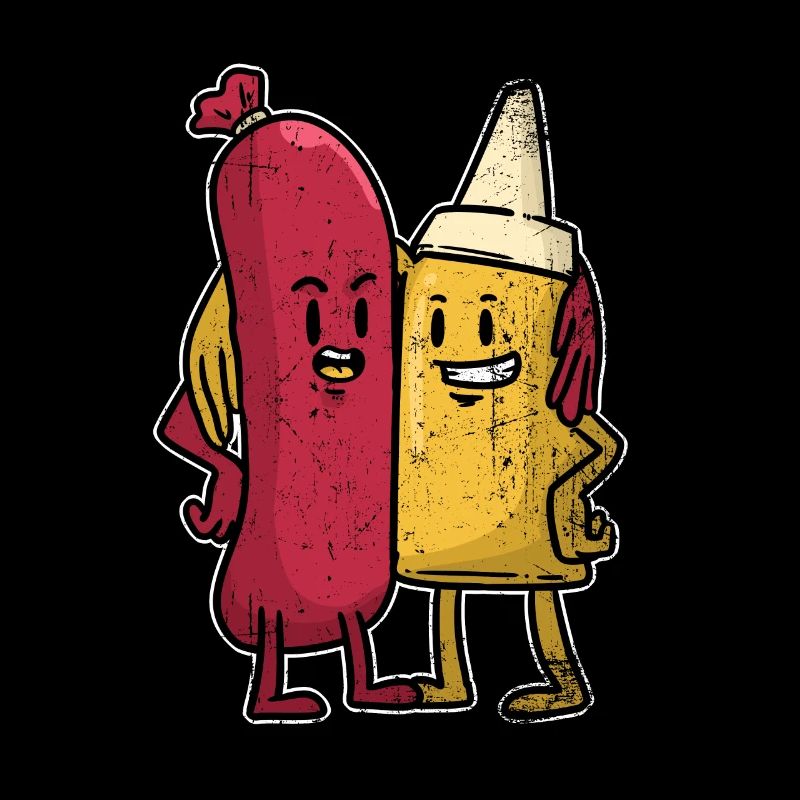 Currywurst Deutsche Gericht Wurst Fritten Geschenk