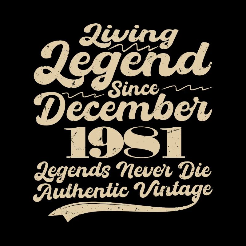 Es war einmal eine Legende. Dezember 1981 Geburts