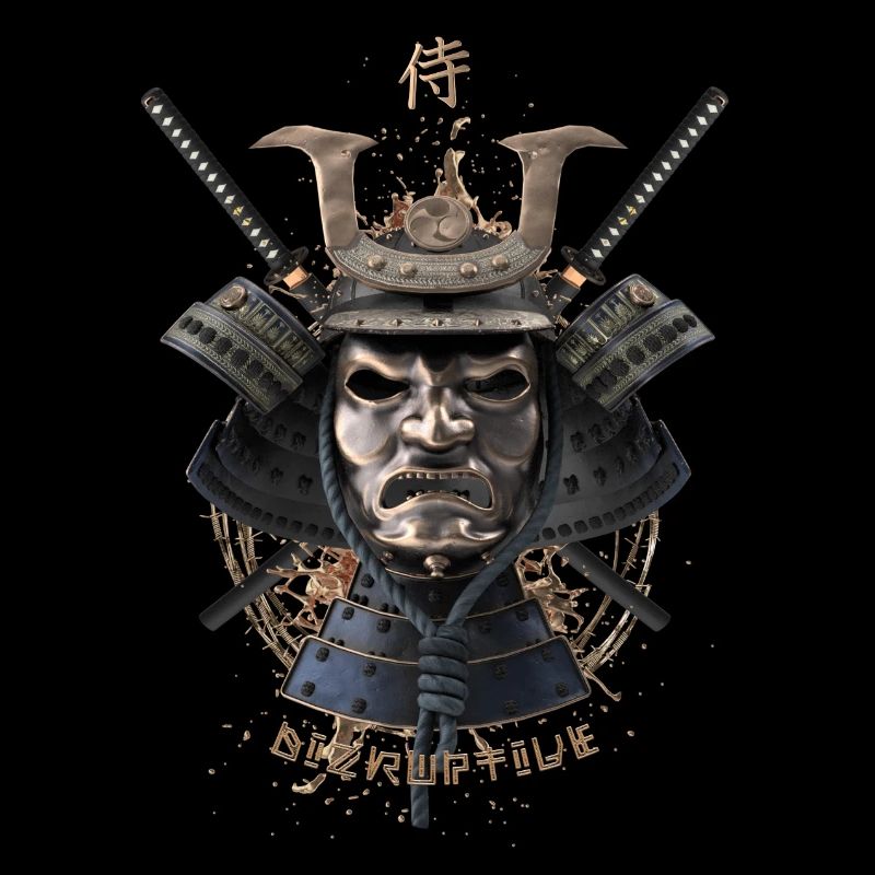 samurai mask katana